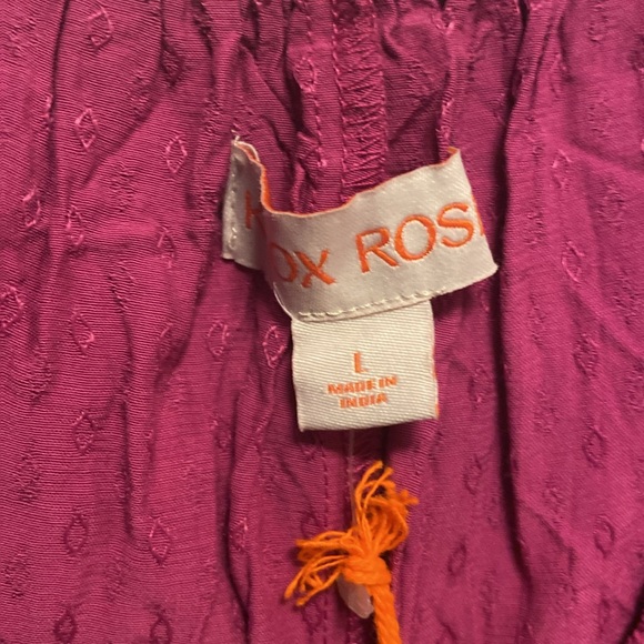 Brand New Knox Rose Purple Long Sleeve Top…size L - Picture 4 of 6